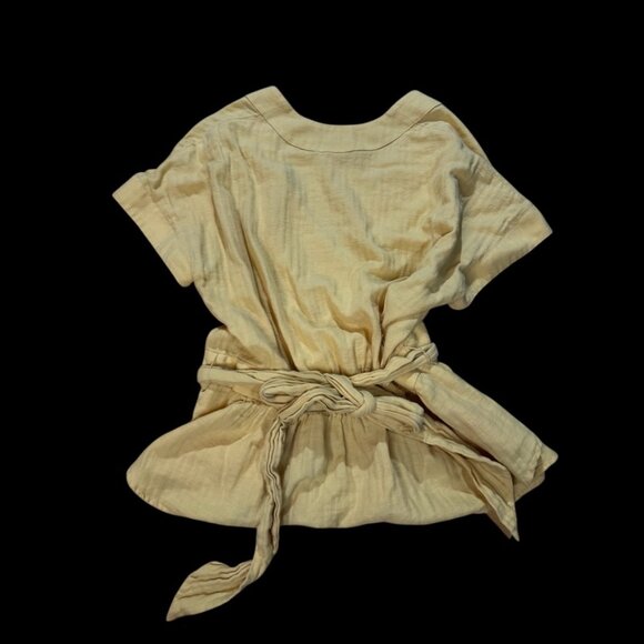 Sundance Hepburn Textured Wrap 100% cotton blouse size medium - Picture 6 of 8